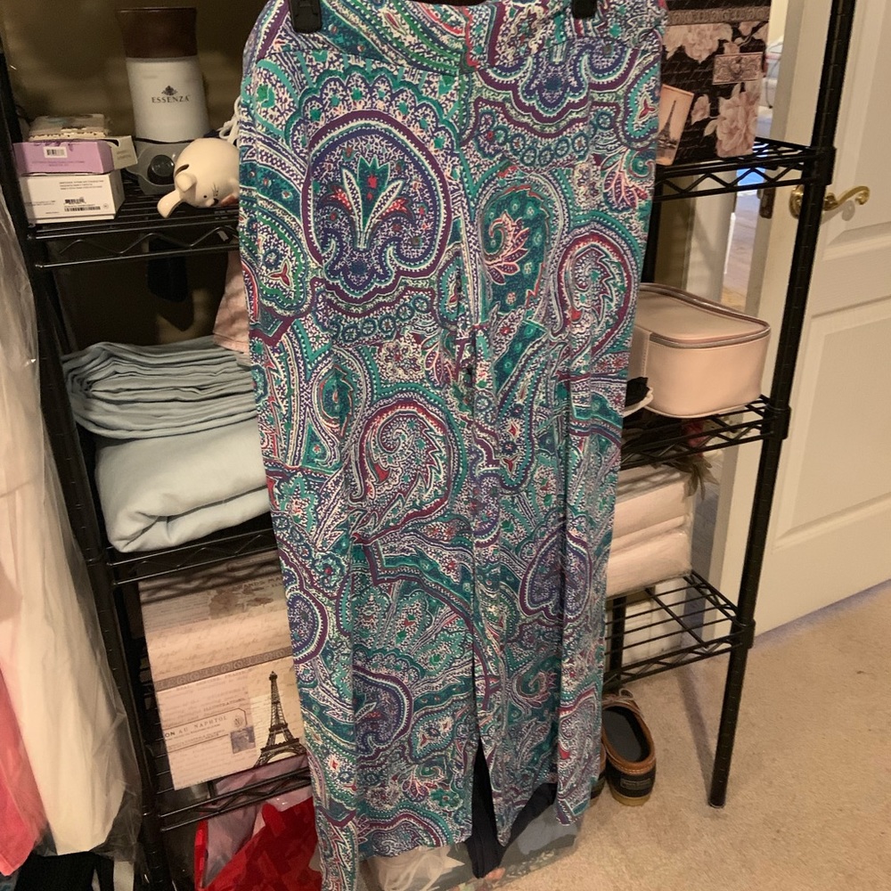 Lauren by Ralph Lauren Wide Leg Soft Pants